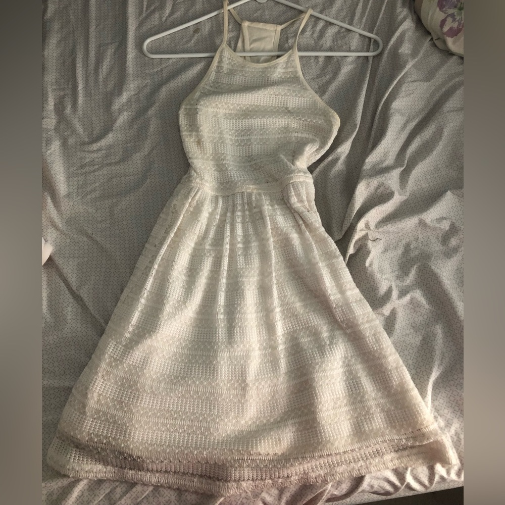 Hollister Lacy white dress